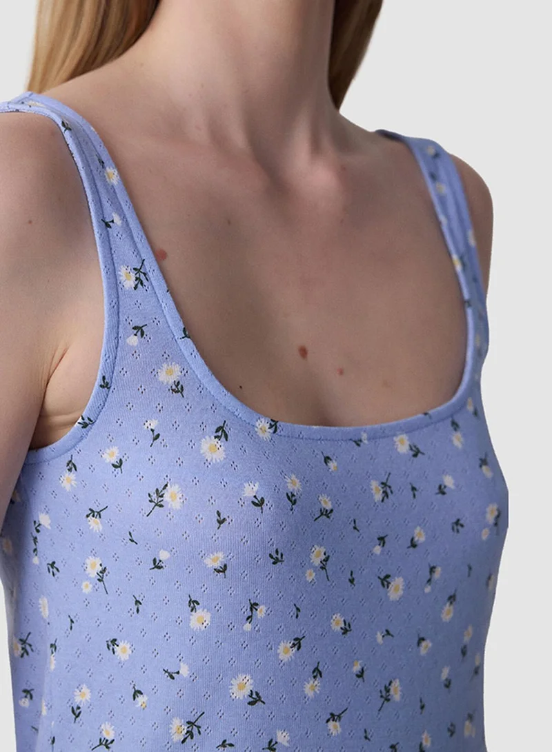 بنتي Daisies Pointel NS Short PJ Set